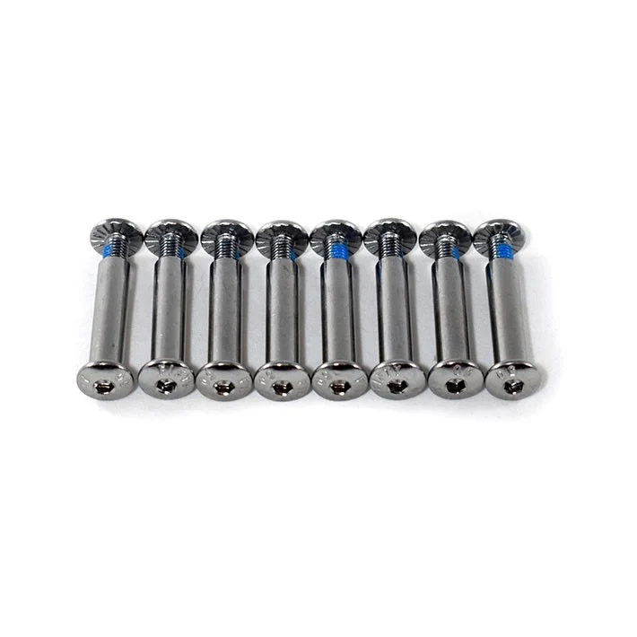 Axle Double 8mm Balance Allen/Hex silver 8-pack - Image 2