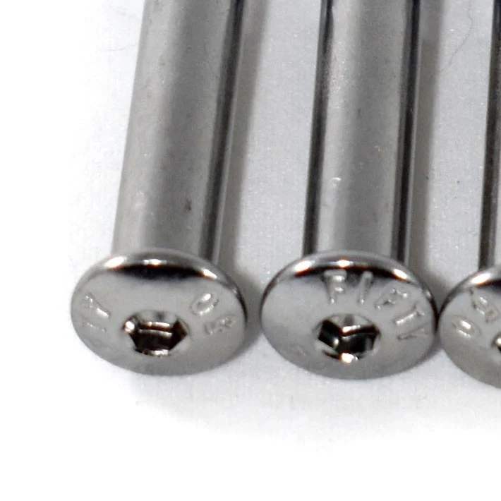 Axle Double 8mm Balance Allen/Hex silver 8-pack - Image 3