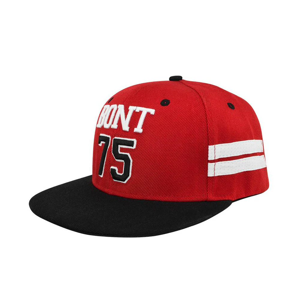 75 Snapback Hat red - Image 3