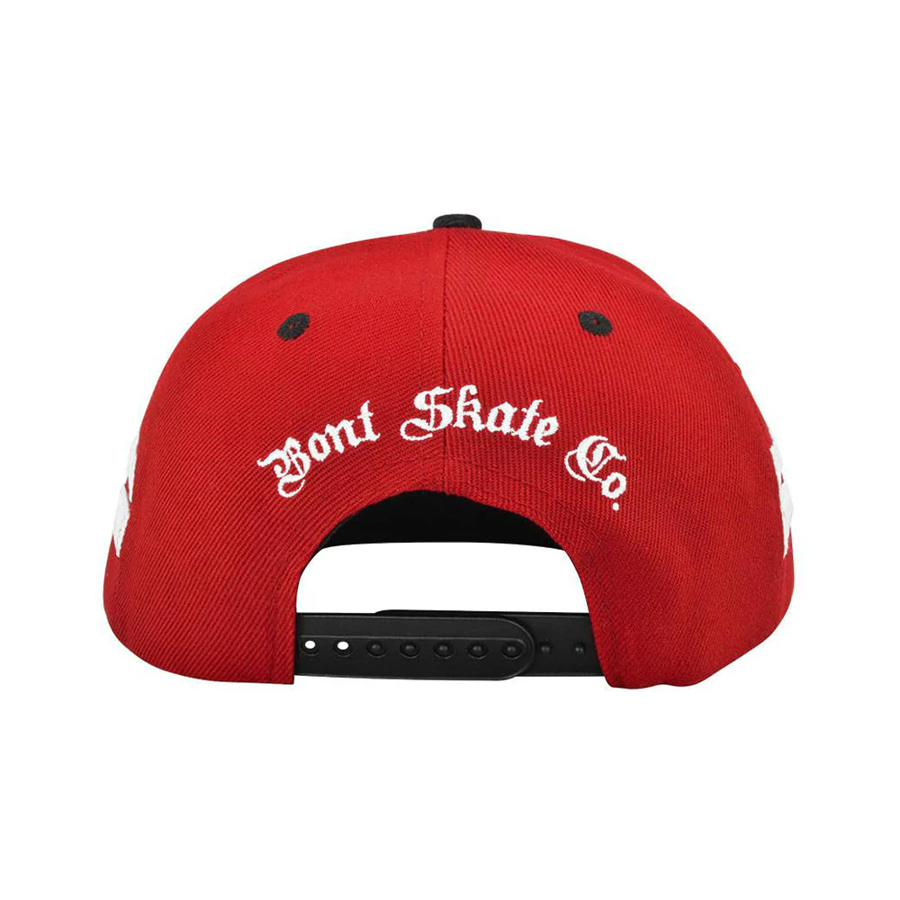 75 Snapback Hat red - Image 4