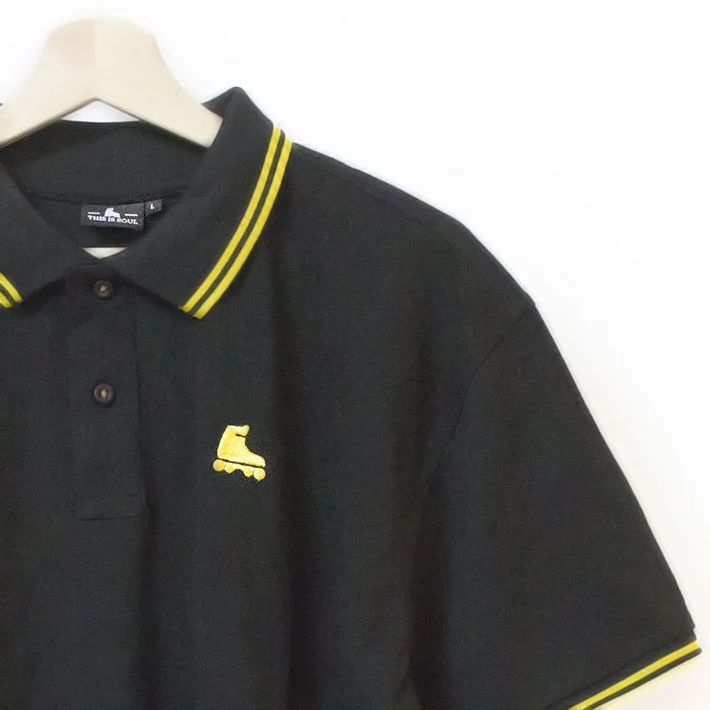 Carpenter Polo Tipped yellow - Image 2