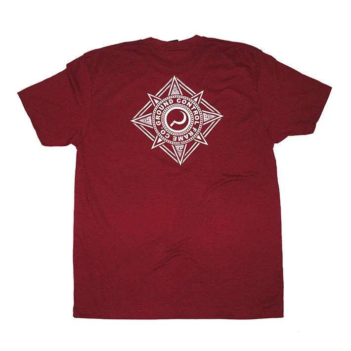Crest t-shirt maroon - Image 2