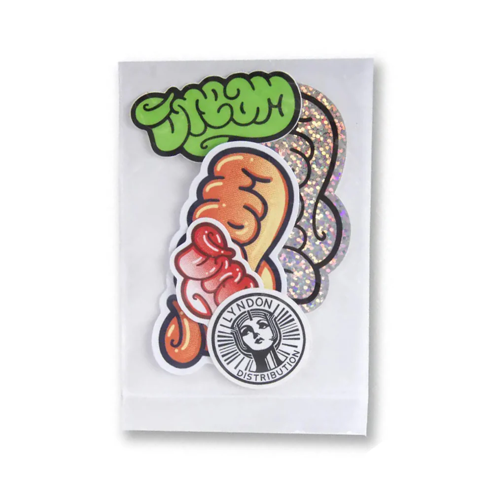 Logo Sticker Orange 6x3cm - Image 2