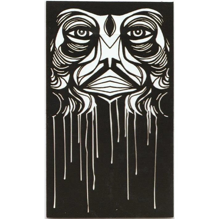Drip Face sticker 4x7cm