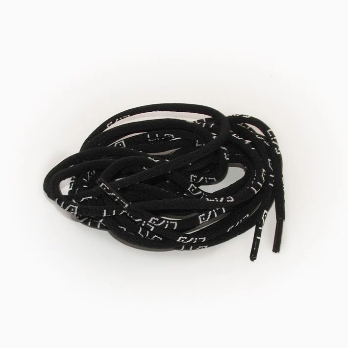 Laces 180mm black/white - Image 3