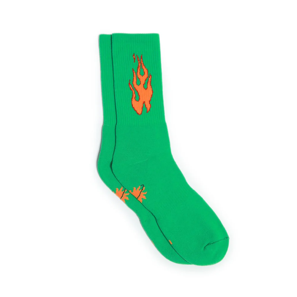 Fire Socks Green
