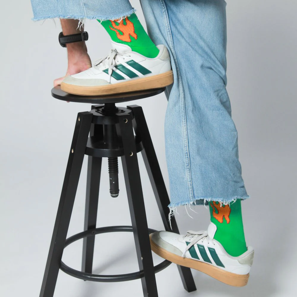 Fire Socks Green - Image 3