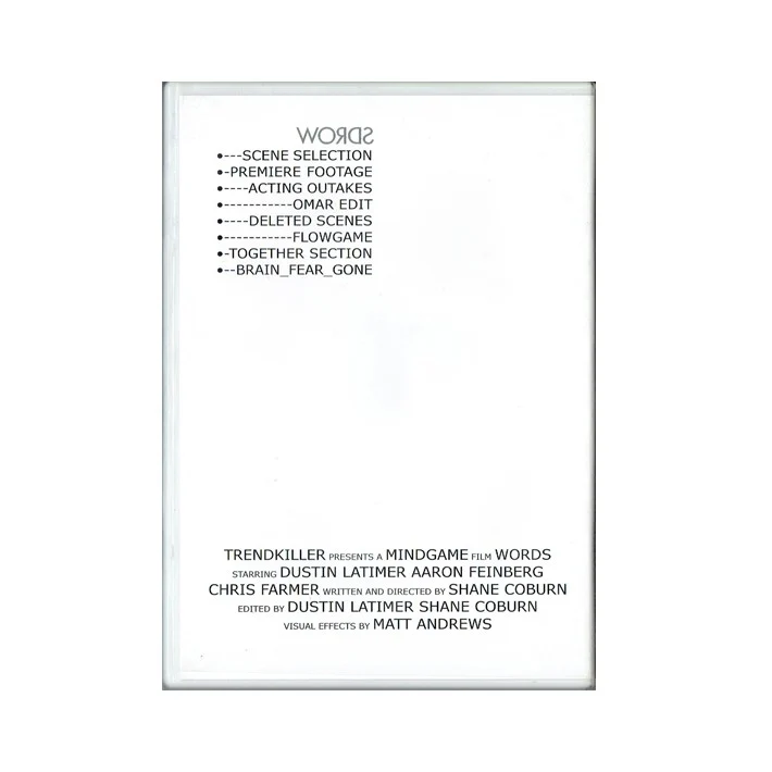 Mindgame WORDS DVD - Image 2