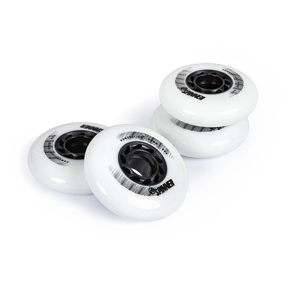80mm/88A Spinner 4-pack white - Image 3