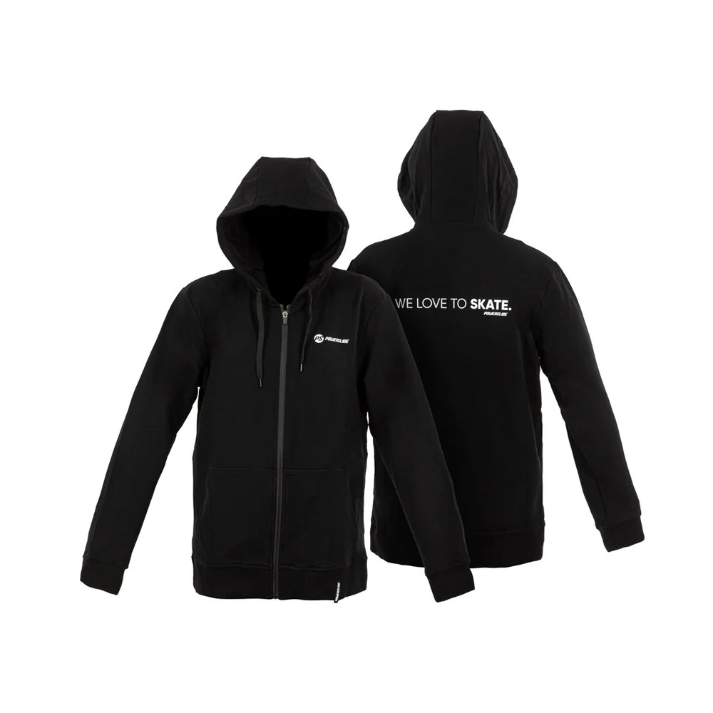 We Love To Skate Zip Hoodie black - Image 2