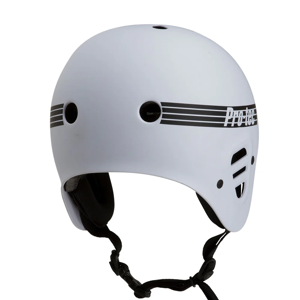 Full Cut Matte white helmet - Image 2