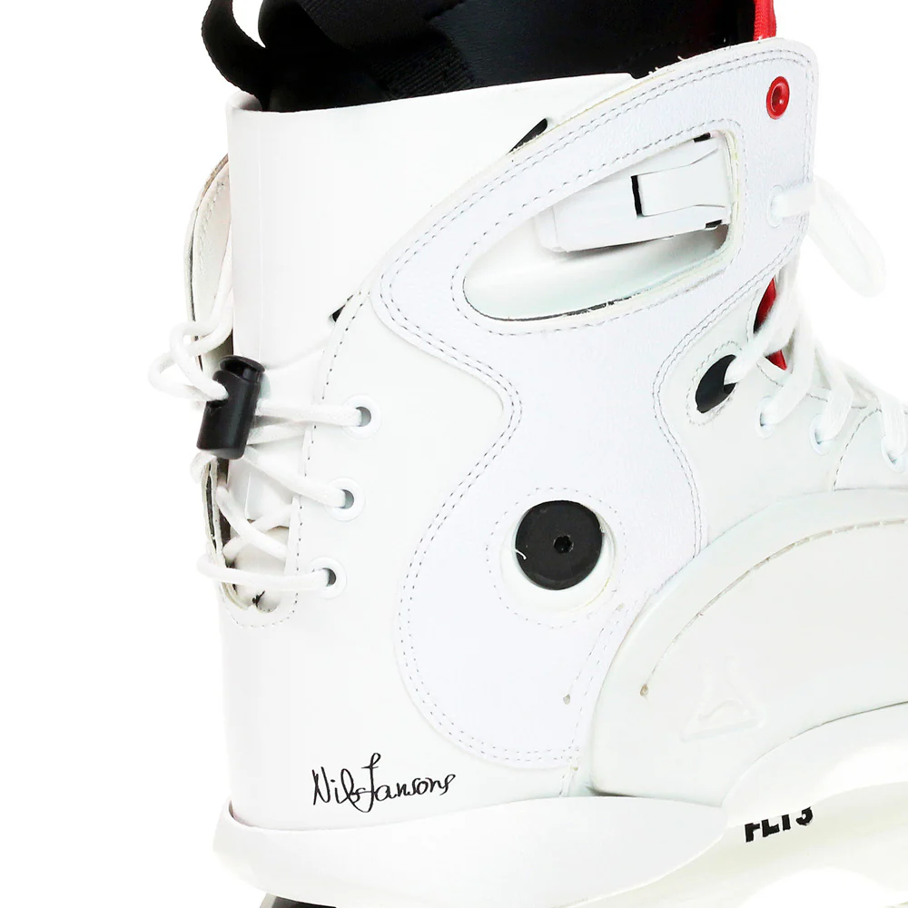 Laces white 45cm pair - Image 3