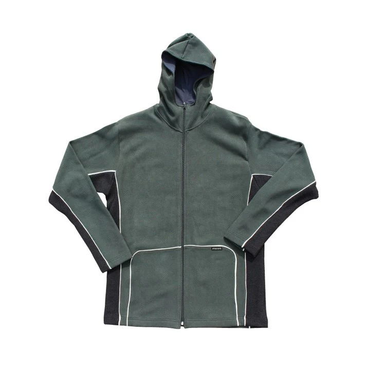 Ribbed Hooded Sweatshirt
