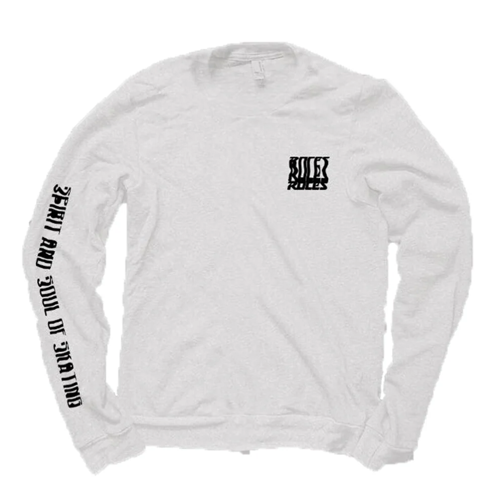 Glitch long sleeve white