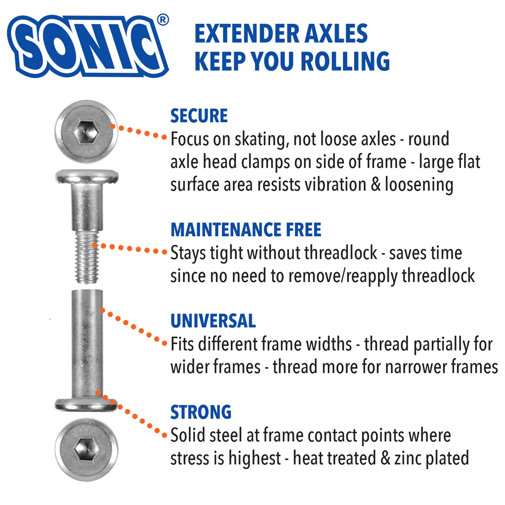 Axle Double Extender 6.3mm Kit - Image 3