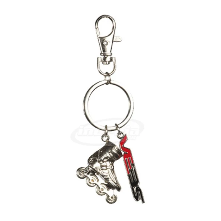 Steel key holder silver