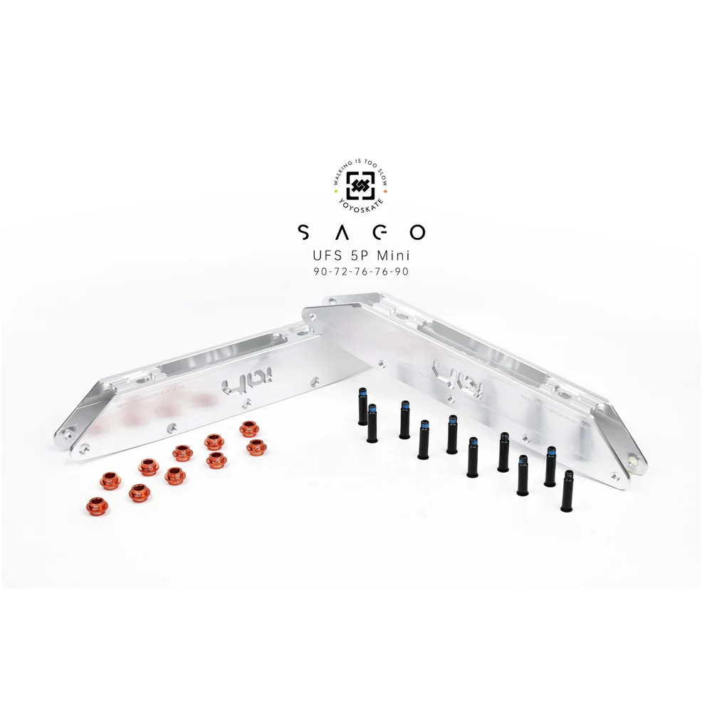 UFS Sago 5P mini 5x90/72/76mm 315mm silver set - Image 3